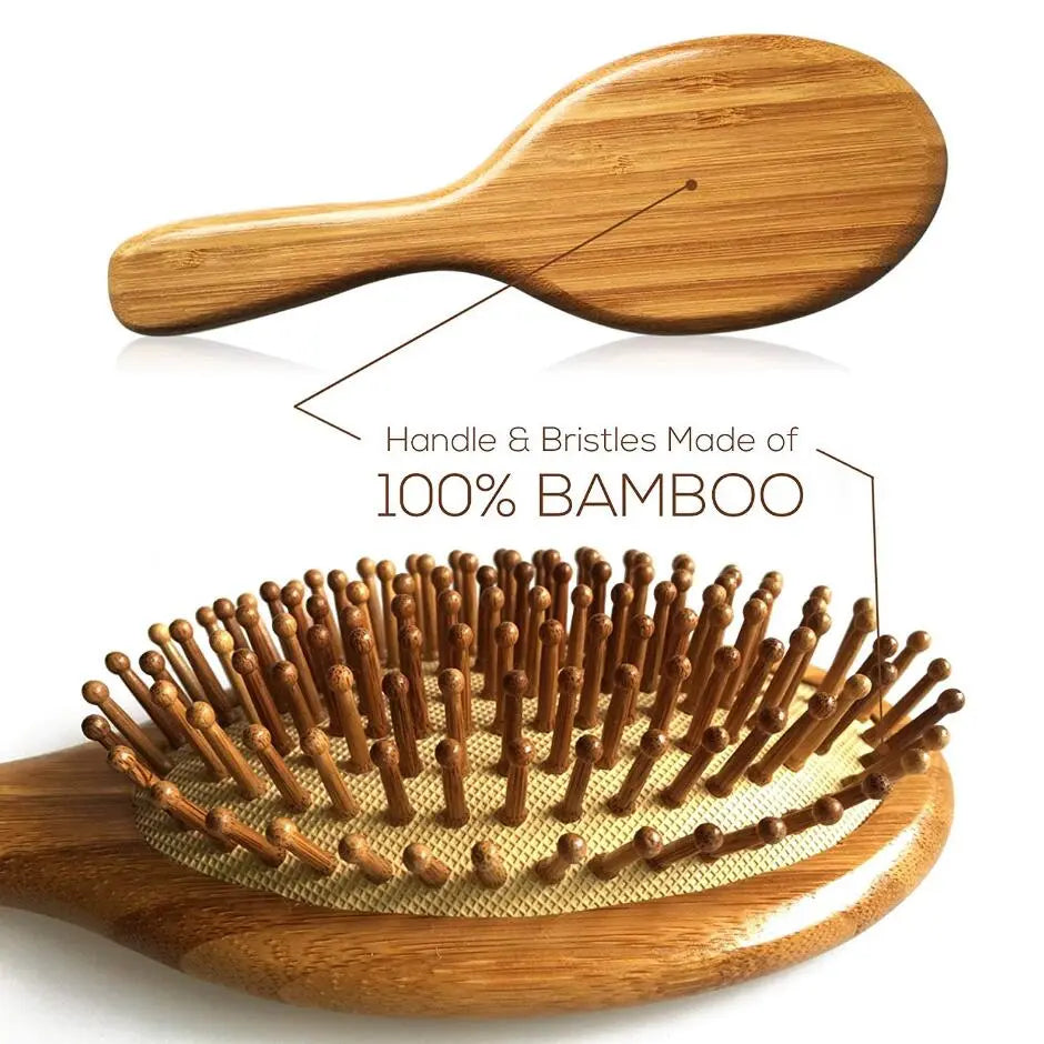 Premium Wooden Bamboo Hair Brush