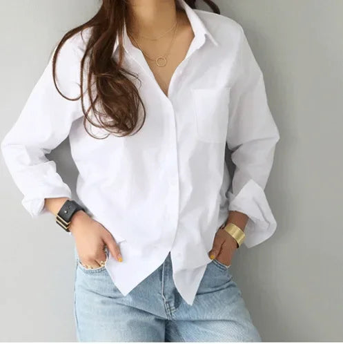 Classic White Button-Up